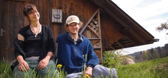 Jan Krätli avec Rhea